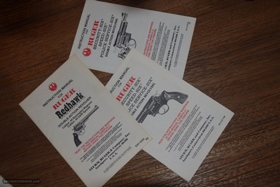 RUGER REVOLVER OWNER'S MANUALS FROM THE 80's - Image 5 of 5