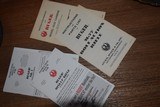 VINTAGE RUGER RIFLE MANUALS (4) - 1 of 2