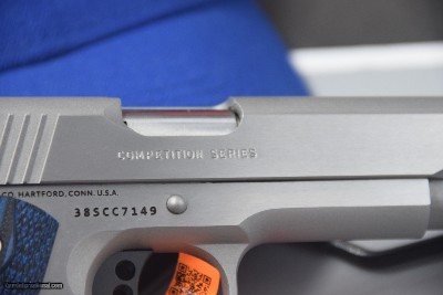 COLT 38 SUPER GOVERNMENT MODEL COMPETITION STAINLESS STEEL SERIES 70 - Image 7 of 10
