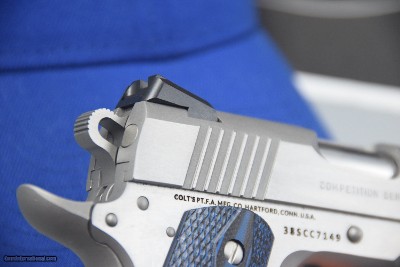 COLT 38 SUPER GOVERNMENT MODEL COMPETITION STAINLESS STEEL SERIES 70 - Image 8 of 10