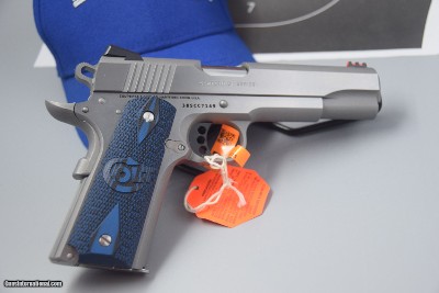 COLT 38 SUPER GOVERNMENT MODEL COMPETITION STAINLESS STEEL SERIES 70 - Image 6 of 10