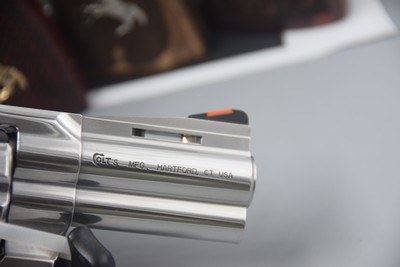 COLT 3-INCH STAINLESS PYTHON 357 Magnum Revolver - Image 7 of 8