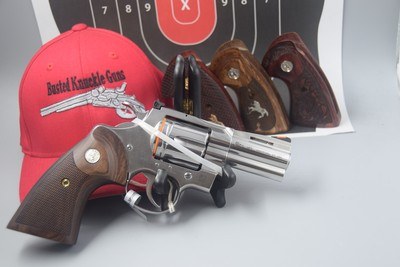COLT 3-INCH STAINLESS PYTHON 357 Magnum Revolver - Image 6 of 8