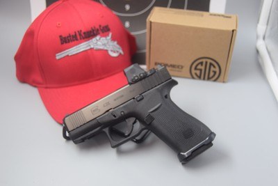 GLOCK MODEL 43X WITH UPGRADES AND SIG OPTICS ALL NEW - Image 1 of 12