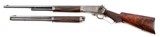 TWO BARREL DELUXE ENGRAVED MARLIN 1893 TAKE DOWN RIFLE IN CALIBERS .30-30 AND .38-55 SET - 1 of 12