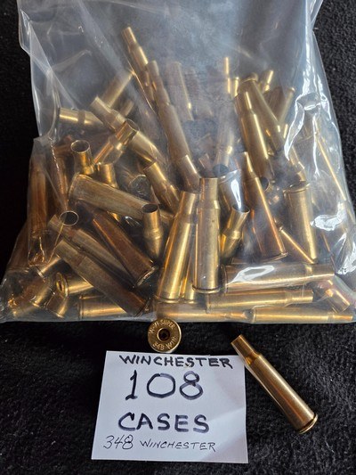 Used 348 Winchester factory brass - Image 1 of 1