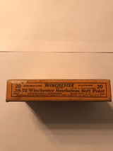 Winchester .38-72 Smokeless Soft Point Antique ammo (Full Box) - 2 of 5