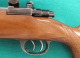 Mark X, made in England , 30-06.DST with spoon handle bolt, mannlicher stock with scope. - 7 of 11