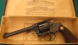 Colt Official Police 22 Cal. Revolver in the original box - 1 of 12