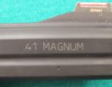 Very scarce lite weight S&W 41 magnum model 357PD in the original case with ammo. - 2 of 5