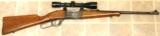 Savage M99 carbine in 250-3000, engraved with 6X scope - 2 of 11