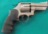 S&W M27-2 with 3 1/2 inch barrel in electroless nickel - 1 of 2