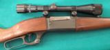 Model 99A in scarce 250 Savage with 3-9X AO weaver scope - 1 of 12