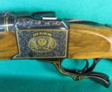 Ruger #1, 50 year comm, engraved, gold & circassian stocks - 5 of 7