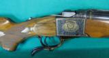 Ruger #1, 50 year comm, engraved, gold & circassian stocks - 1 of 7