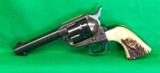 Gorgeous Colt SAA in 357 Mag with 4 3/4 inch bbl & bone grips - 2 of 6