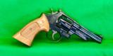 S&W 27-2, blue with five inch barrel & target grips - 1 of 4