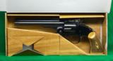 Uberti Scofield in 45 colt, NIB with extra grips, engraved backstrap - 4 of 9