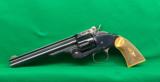 Uberti Scofield in 45 colt, NIB with extra grips, engraved backstrap - 1 of 9