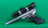 Competition Target Ruger MK II, stainless steel with 2X Leupold. - 4 of 6