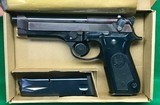Beretta 92S, 9mm with two clips in replacement box. - 6 of 6