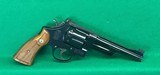 S&W model 27-2, blue 357 magnum with 6 inch barrel. - 1 of 6