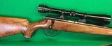 Anschutz Model 1522 Rare Rifle 54 Action, Dbl Set Trigger, Euro Stock, 22 Magnum - 1 of 5