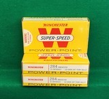 Winchester 284, 150 grain soft point. Three factory full boxes - 2 of 3
