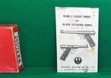 Early Ruger Mark 1, with box, paper and extra clips. - 7 of 7