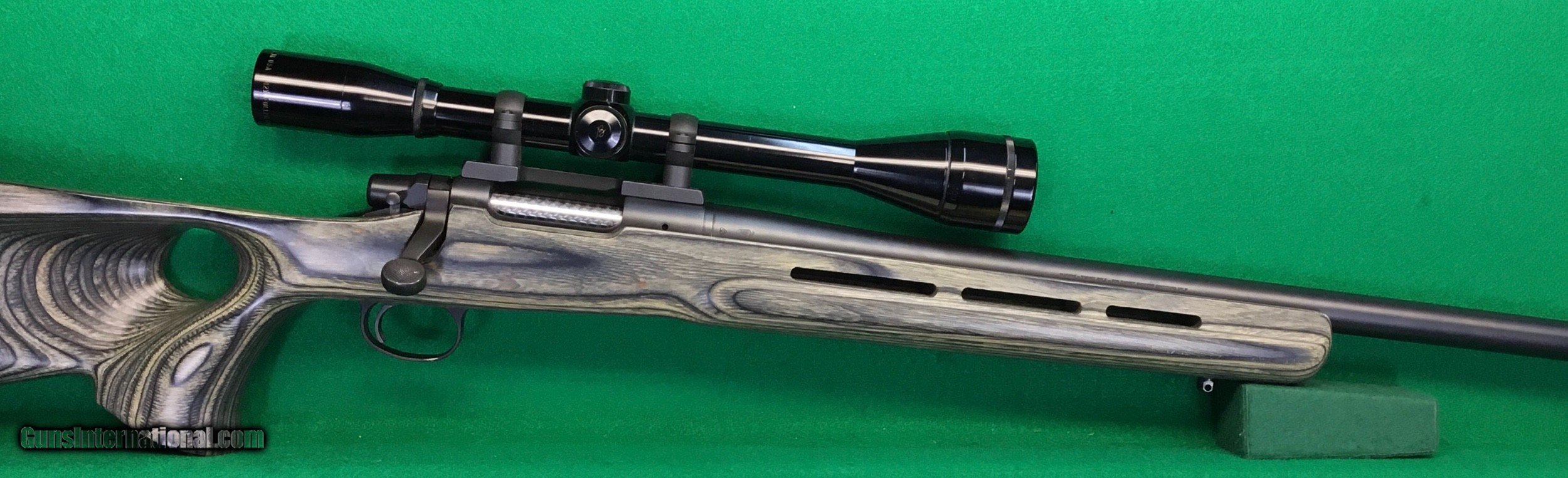 Thumbhole Stock White Laminate - Ithaca Gun Co.