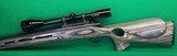 Remington XR-100 223 single shot,thumbhole laminate stock,26" heavy barre, Burris 12X scope - 2 of 6