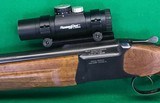 Baikal over/under. 12 gauge over 7.62x39 with Burris red dot sight. - 4 of 6