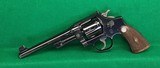 Pre-war Smith & Wesson 38/44 outdoorsman, factory adjustable sights. - 2 of 5