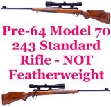 Winchester pre-64 Model 243 with 24 inch barrel & Redfield scope. - 1 of 19