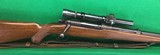 Pre-64 model 70 Super Grade from 1948 excellent with G&H mount and Lyman Alaskan scope. - 3 of 9