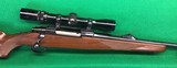 Early Ruger M77 tang safety round top in 7mm Mag with scope - 1 of 9