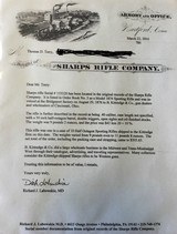1874 Sharps Sporting rifle, shipped in 1876. - 12 of 12