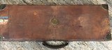 Vintage Purdey shotgun case, leather and oak. - 11 of 12