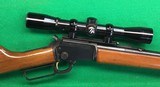 Early Marlin 22 rifle, without hammer block. 4X Bushnell. - 3 of 4