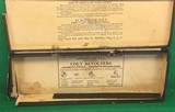 Colt Officers Model Match 22 LR from 1941 in the original box with documents - 10 of 12