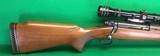 Winchester Pre-64 Model 70 in 243 with 3-9X Redfield in Jaeger mount. - 3 of 16