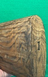 Model 21 unfinished stocks, spectacular walnut. - 6 of 11