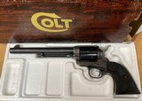 Colt SAA in 44 Special NIB, late 3rd Generation with removable bushing. - 2 of 4