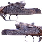 Pedro Arrizabadaga of Spain, Dual Trigger Sidelock, Engraved Blue & Case Colored 28” assisted opener - 1 of 15
