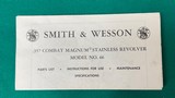 Smith & Wesson .357 Combat Magnum Model 66 *RARE NO DASH* 6 inch in the box. - 7 of 8