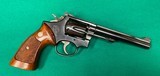 Smith & Wesson model 48-2, 22 magnum with six inch barrel. - 1 of 6