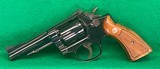 Smith & Wesson blue model 15-3, four inch 38 Special