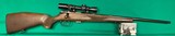 Voere Vohrenbach German 22LR bolt action rifle,
Burris 2-7 with dot. - 1 of 13