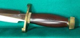Randall #2 with 7 inch blade and Flanged Scalloped Brass Butt Cap, New - 4 of 9