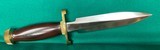 Randall #2 with 7 inch blade and Flanged Scalloped Brass Butt Cap, New - 5 of 9